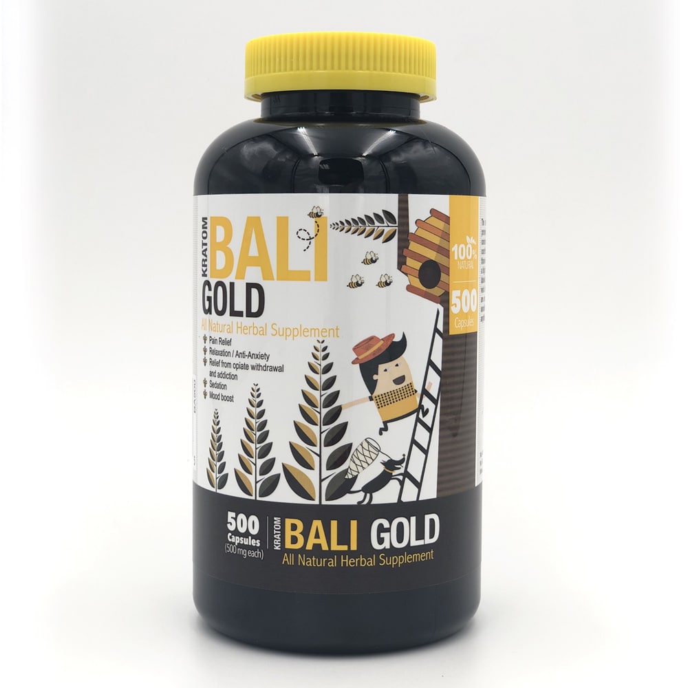 Bumble Bee Bali Gold Kratom Capsules