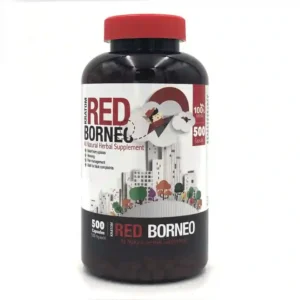 bottle of red maengda 500 count kratom capsules