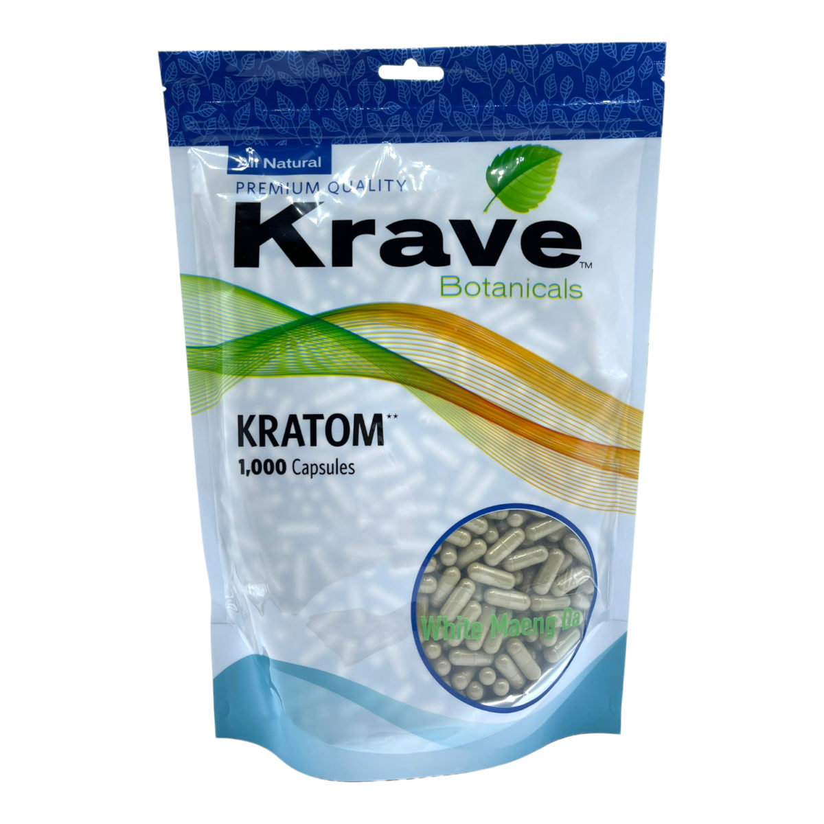 shop Krave White Maeng Da Kratom Capsules 1000