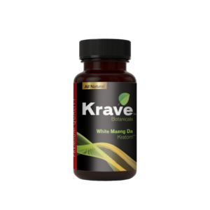 krave white maeng da kratom capsule