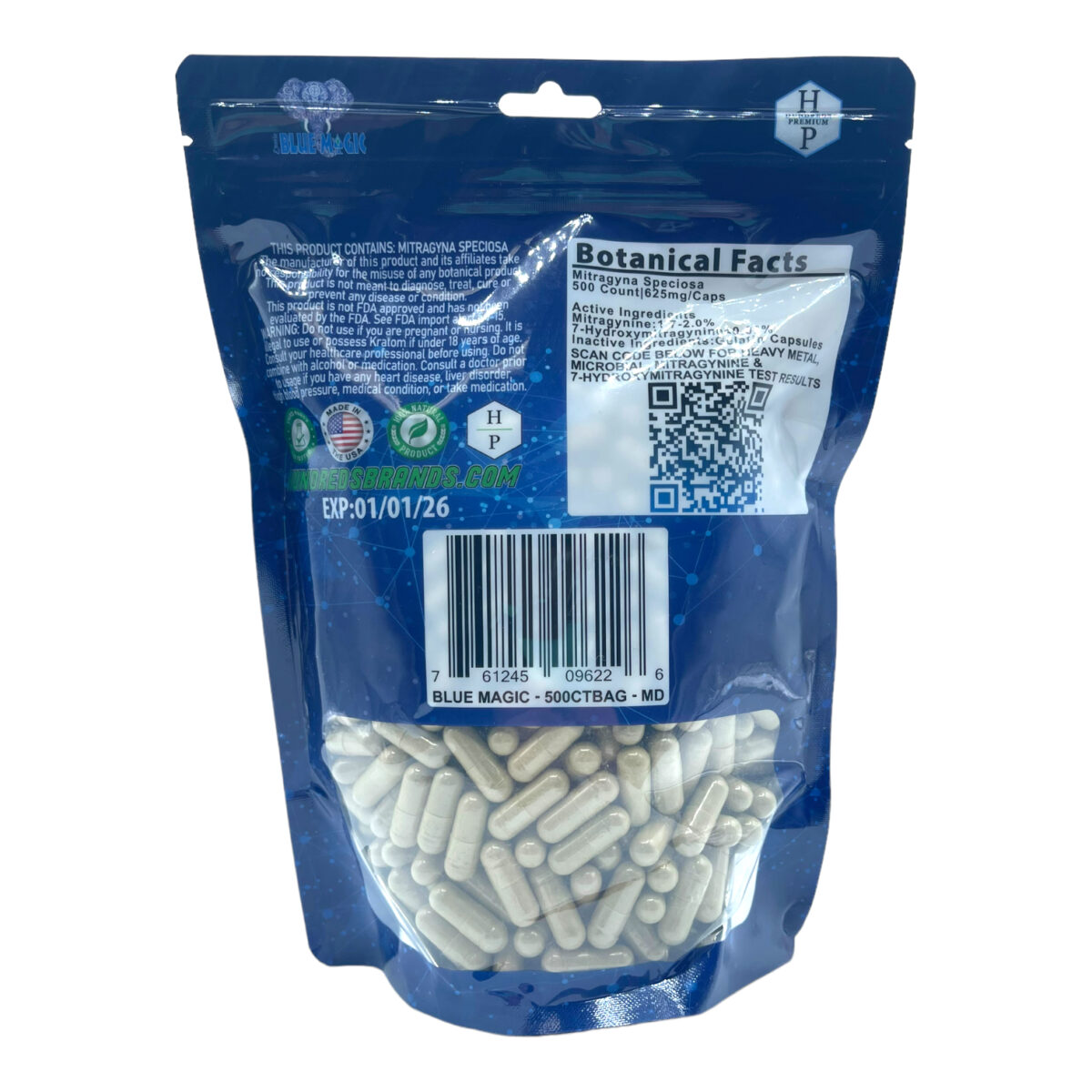Buy Blue Magic Maeng Da Kratom Capsules