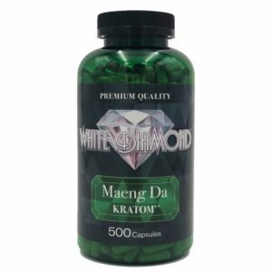 White Diamond Maeng Da Kratom Capsules