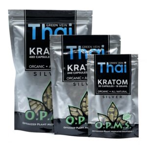 Buy OPMS Silver Thai Kratom Capsules