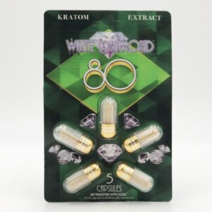 White Diamond Kratom Extract Capsule 80