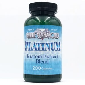 White Diamond Platinum Kratom Capsules - 200caps