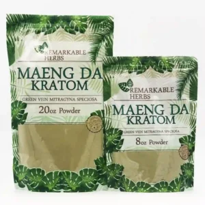 Remarkable Herbs Green Vein Maeng Da Kratom Powder