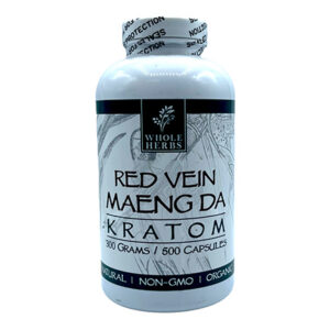 Whole Herbs Red Vein Maeng Da Kratom Capsules