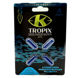 Buy K-TROPIX Kratom Enhanced Nootropic Capsules - 4ct