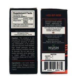 Hush Hk Kratom Shot Info