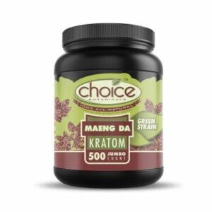 Buy Choice Maeng Da Kratom Capsules Green Strain