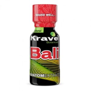 Krave Bali Kratom Extract Liquid Shot