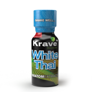 Shop Krave WHITE THAI Kratom Extract Liquid Shot