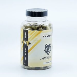 Medicine Man White Vein Maeng Da Kratom Capsules 150 ct