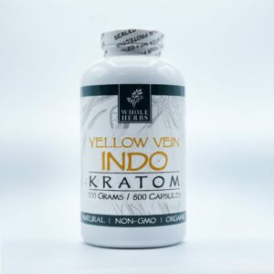 Buy Whole Herbs Yellow Vein Indo Kratom Capsules