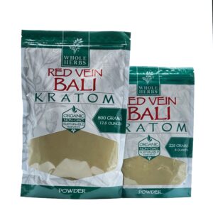 whole herbs red vein bali kratom powder