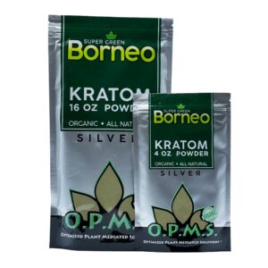 Buy OPMS Super Green Borneo Kratom Powder