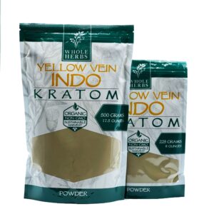 Whole Herbs Yellow Vein INDO Kratom Powder
