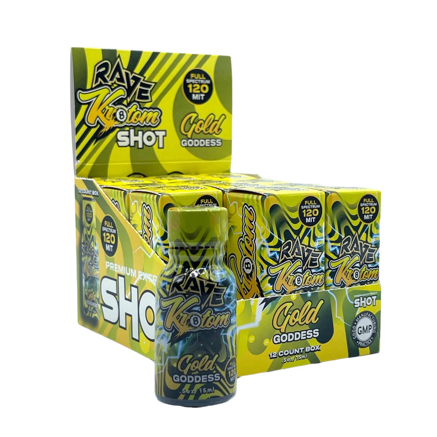 Rave Gold Goddess Kratom Shot EXCLUSIVE DEAL - Image 3