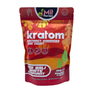 MIT Therapy Red Bali White Elephant Extract Enhanced Kratom Capsules