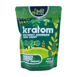MIT Therapy Green Dragon Extract Enhanced Kratom Capsules
