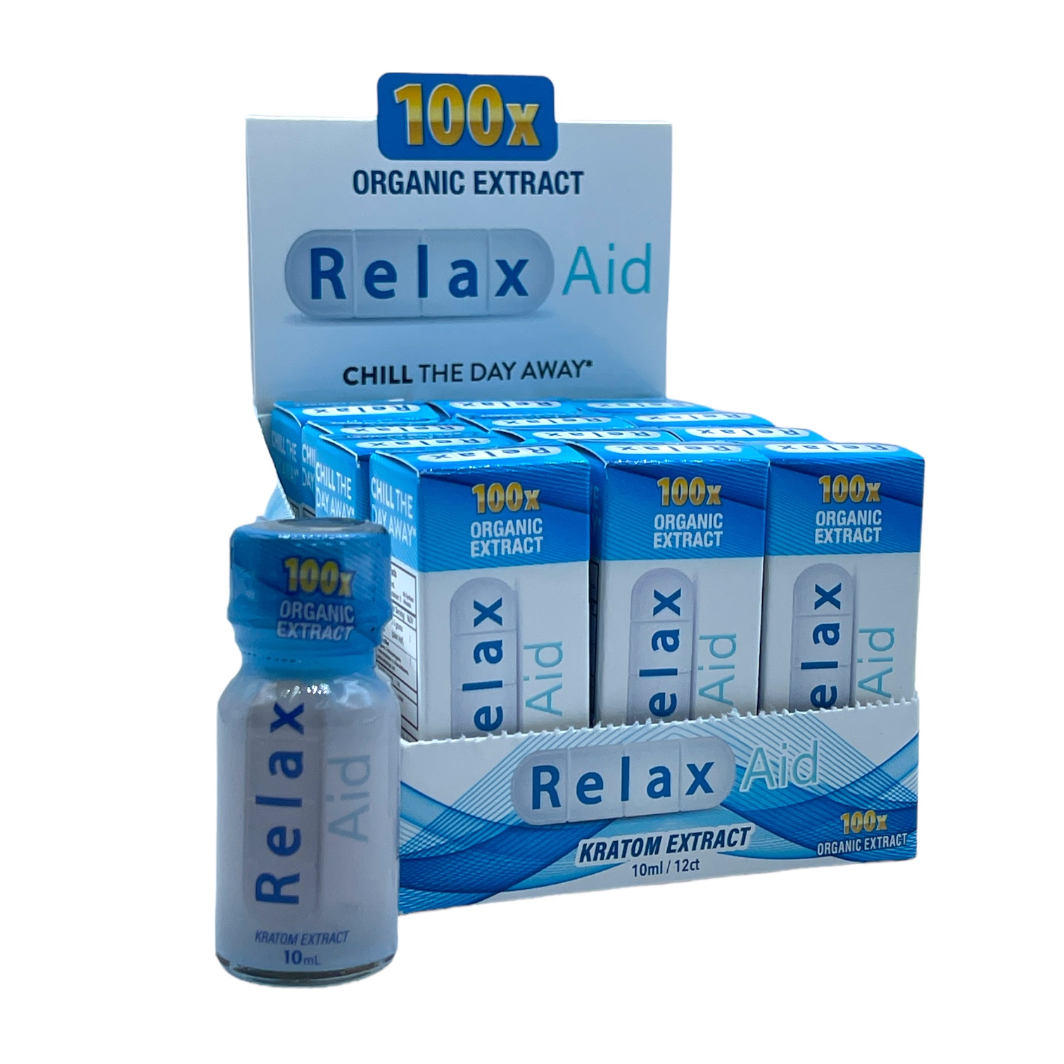 Buy Relax Aid Kratom Liquid 100X Shot