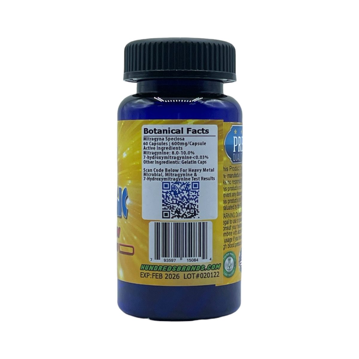 Blue Magic Green Malay 5X Kratom Capsule 60ct - Image 2