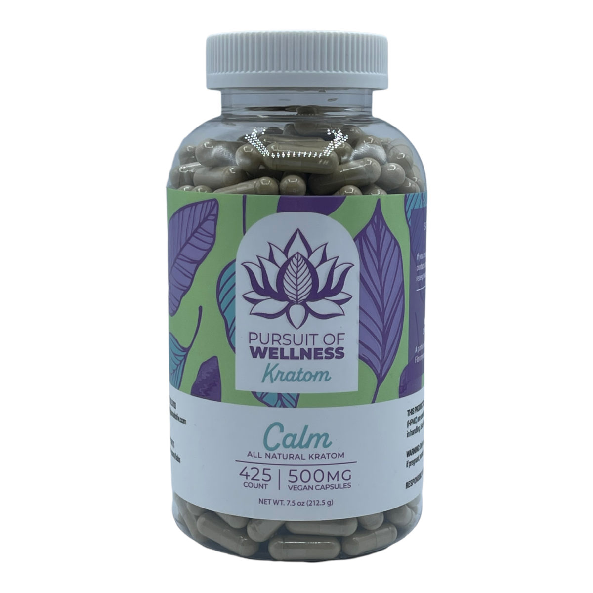 Shop Pursuit of Wellness Kratom Capsules - Calm