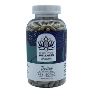Pursuit of Wellness Relief Kratom Capsules
