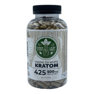 Shop Three Leaf Maeng Da White Kratom Capsules