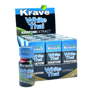 Shop Krave WHITE THAI Kratom Extract Liquid Shot