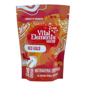 Vital Elements Red Gold Kratom Capsules