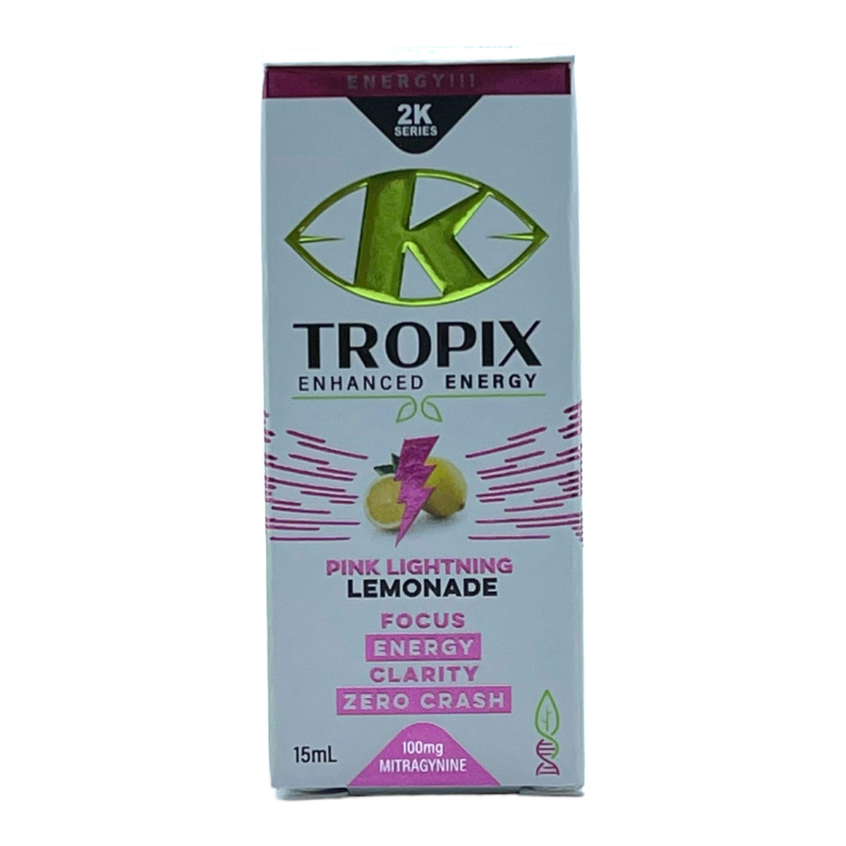 K-Tropix lemonade kratom energy blend 2k series shot info2