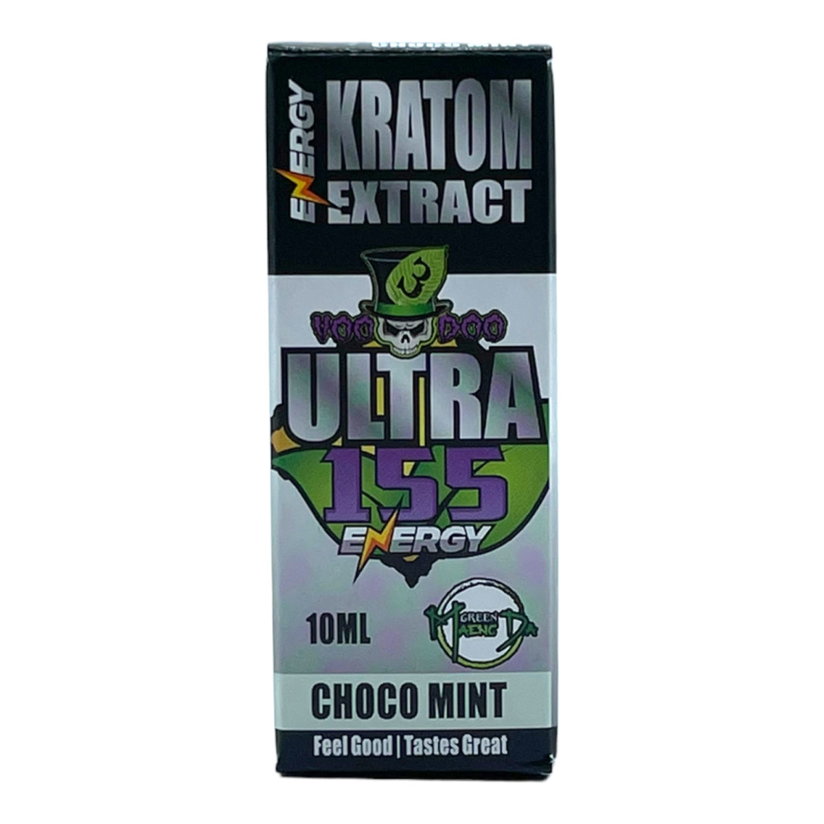 VooDoo3 Ultra 155 Chocolate Mint Energy Kratom Shot 155mg 10mL (BUY 1 GET 1) - Image 5