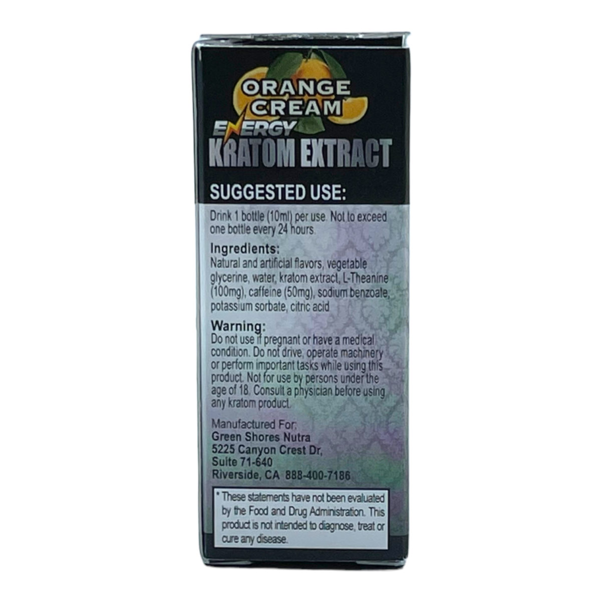 VooDoo3 Ultra 155 Orange Cream Energy Kratom Shot 155mg 10mL - Image 5