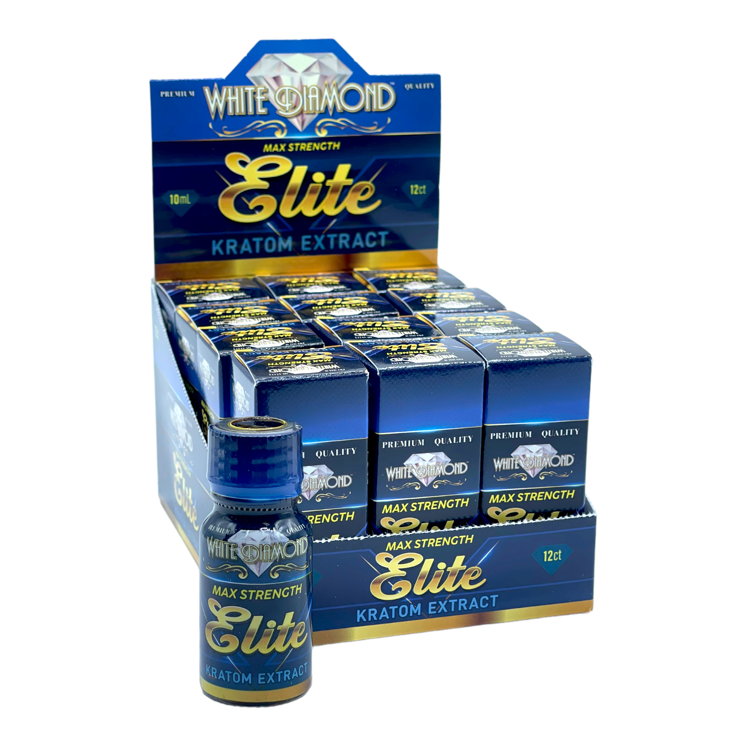 Shop White Diamond Elite Max Strength Kratom Extract Shot