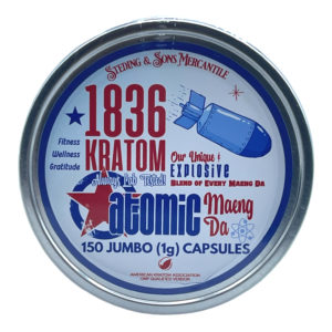 Buy 1836 Kratom Atomic Maeng Da Kratom Jumbo Capsules