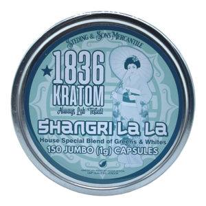 Buy 1836 Kratom Shangri La La Kratom Jumbo Capsules
