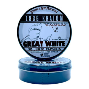 1836 Kratom Great White Jumbo Capsules