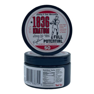 Buy 1836 Kratom Fighters Full Potential Kratom Capsules