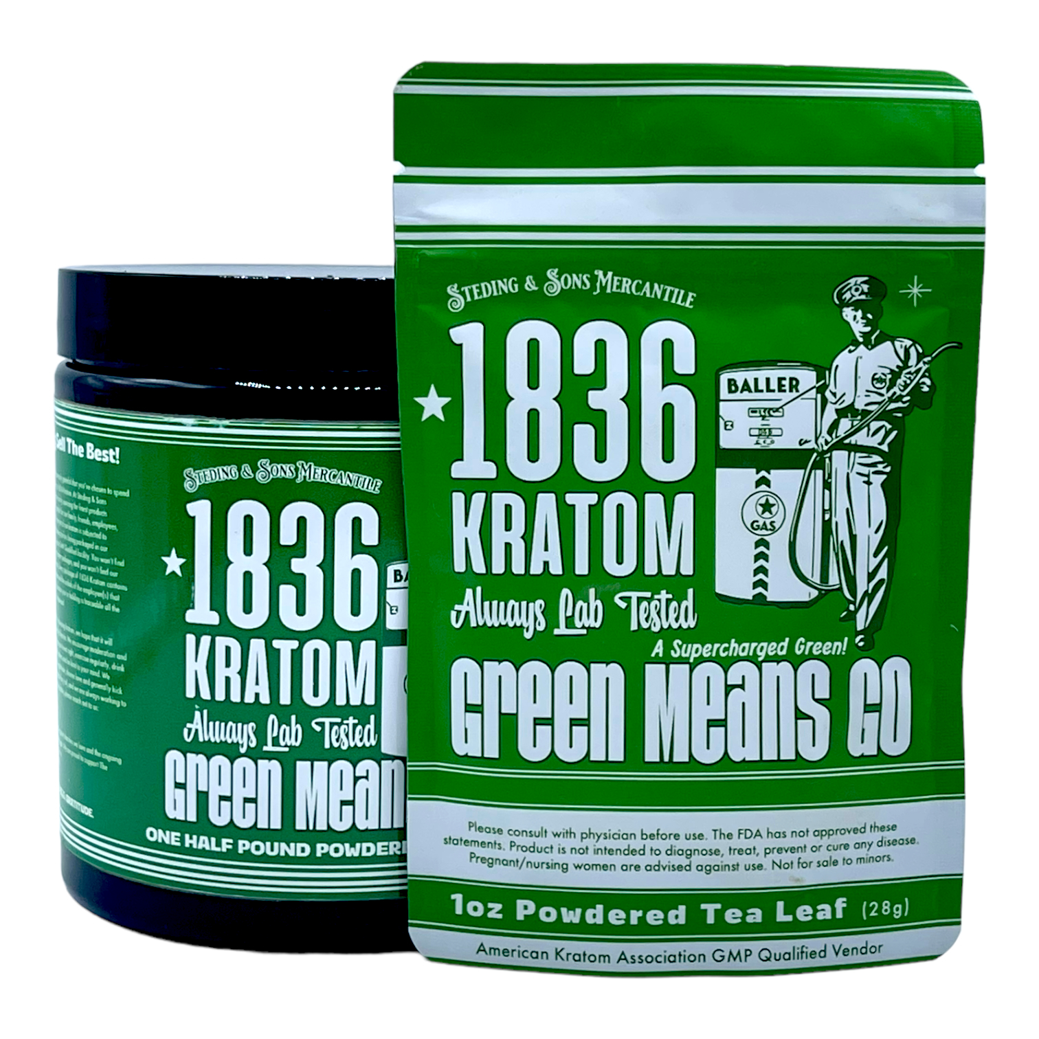 Buy 1836 Kratom Green Means Go Kratom Powder