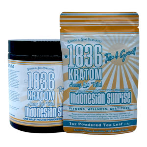 Buy 1836 Kratom Indonesian Sunrise Kratom Powder