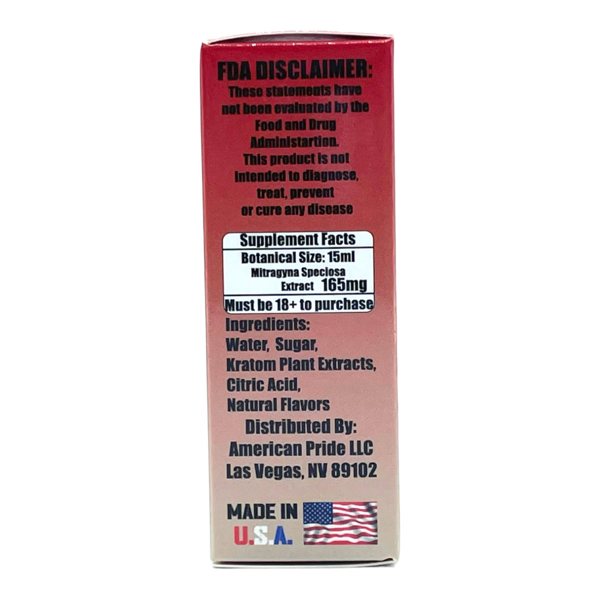 Buy MITRA 165 Nano Extract Kratom Shot in Dulce de Leche Flavor, 15ml