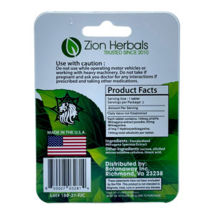 Buy Zion Herbals 65 Salt 65% Extract Tablets, 2 count