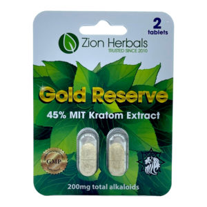 Zion Herbals Gold Reserve Extract Tablets 45%, 2 count