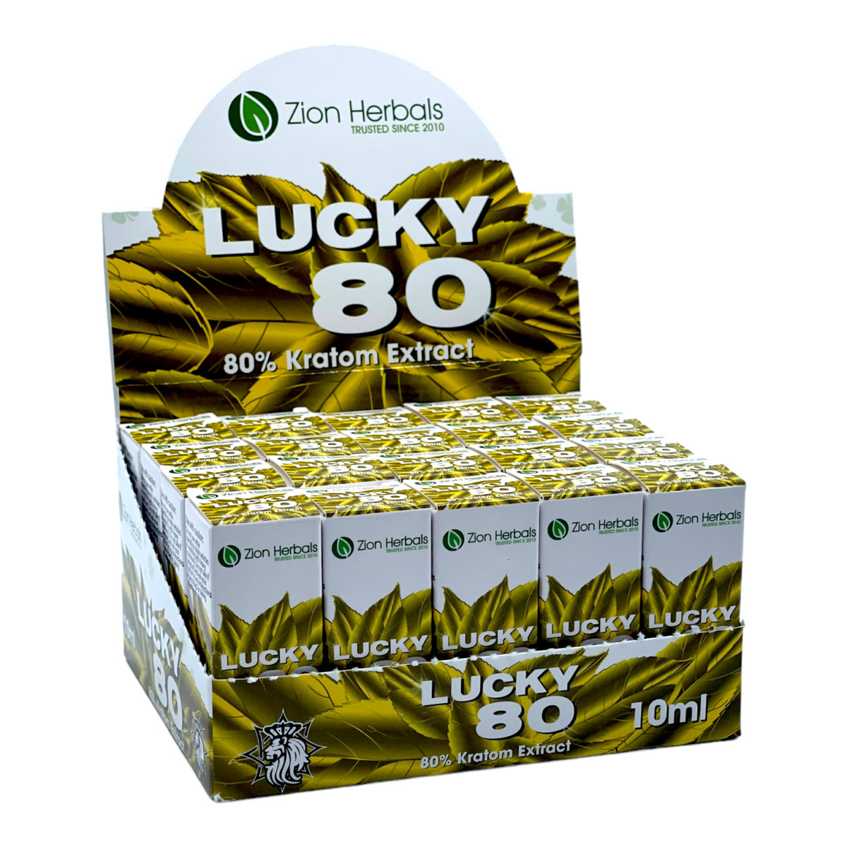 Buy Zion Herbals Lucky 80 80% Liquid Kratom Extract, 10ml