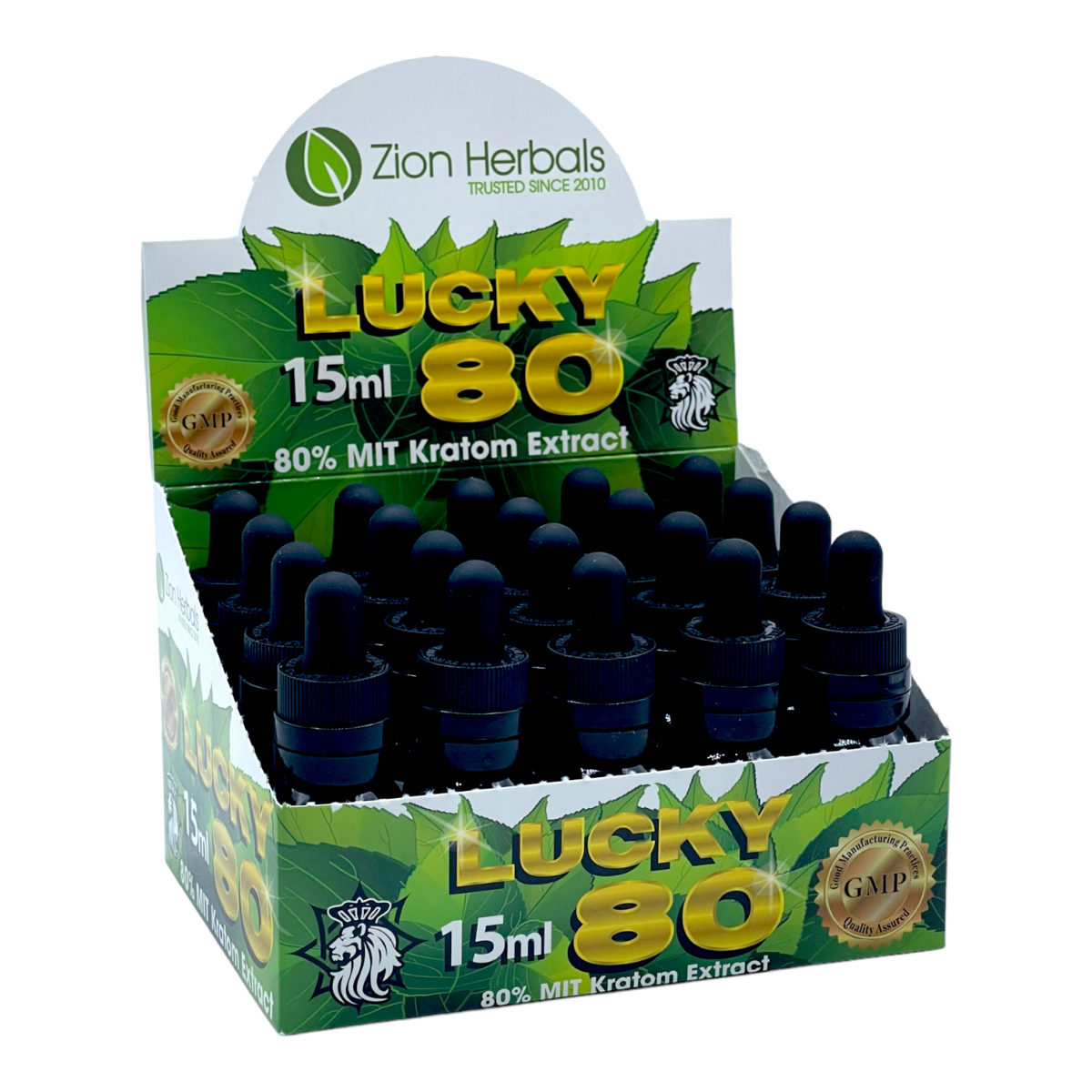 Zion Herbals Lucky 80 Kratom Shot 110mg 15mL - Image 3