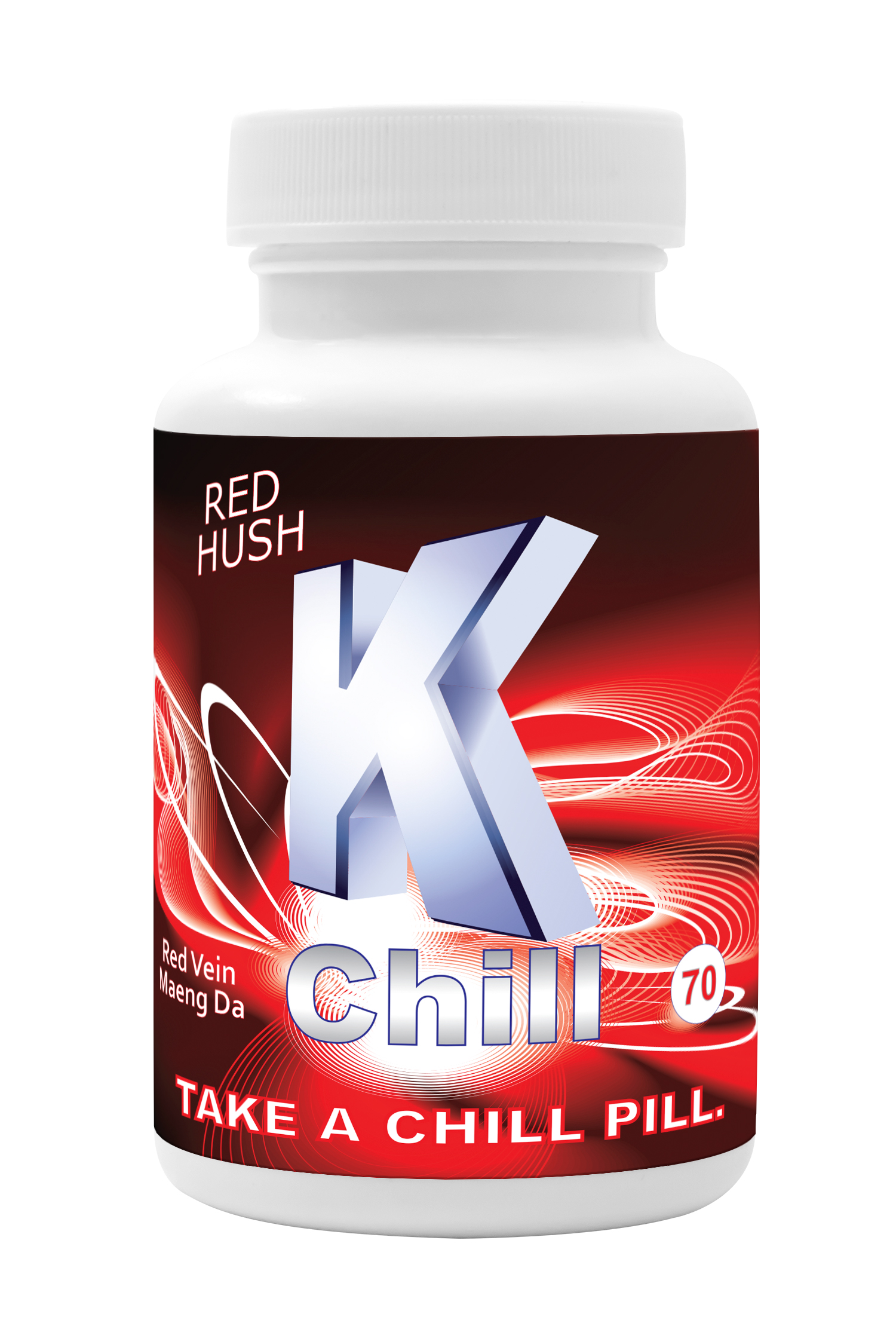 K-Chill Red Hush Kratom Capsules