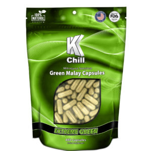 K-Chill Extreme Green Kratom Capsules