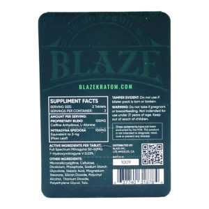 Blaze Green Kratom Extract Tablets