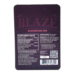 Blaze Red Kratom Extract Tablets